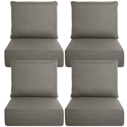 Belord 24\" x 24\" 6-Inch Outdoor Cushion 4-Pack: $295.99