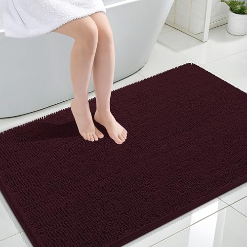 Olanly 44" x 32" Chenille Bath Rug: $44.19