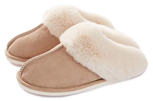 Donpapa Women's Memory Foam Fuzzy Slippers: $19.94 Donpapa Women's Memory Foam Fuzzy Slippers: $19.94