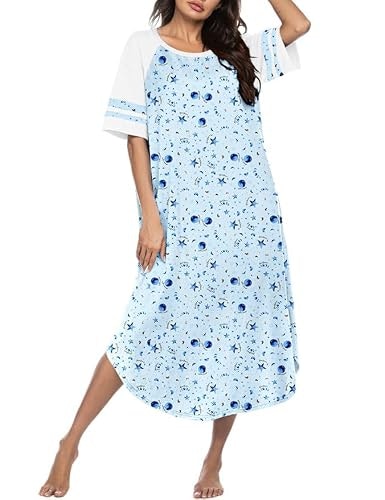 Ekouaer Women's Cotton Nightgown: $18.97