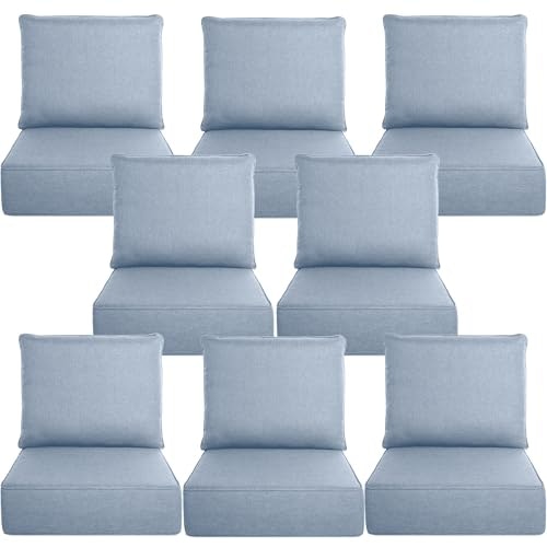 Belord 6-inch Thick Outdoor Cushion 8-Piece Set: $518.49