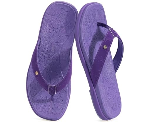 Oncai Women's Square Thong Flip Flops: $23.98