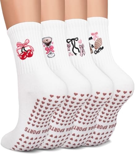 YeuG Non-Slip Pilates Grip Socks: $6.79 YeuG Non-Slip Pilates Grip Socks: $6.79