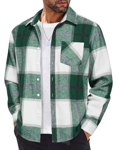 Coofandy Men's Slim Fit Patterned Button-Down Shirt: $25.49