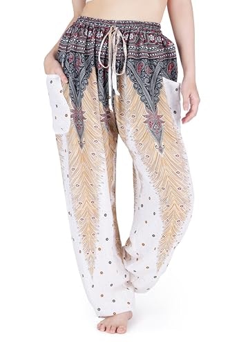 Lannaclothesdesign Women's Boho Drawstring Harem Pants: $7.20 Lannaclothesdesign Women's Boho Drawstring Harem Pants: $7.20