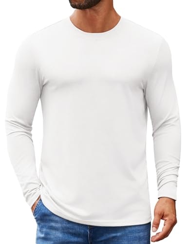 Coofandy Men's Crew Neck Long Sleeve Shirt: $9.98 Coofandy Men's Crew Neck Long Sleeve Shirt: $9.98