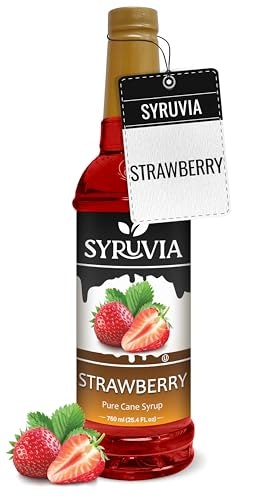 Syruvia Strawberry Flavored Syrup 25.4 fl oz: $10.99