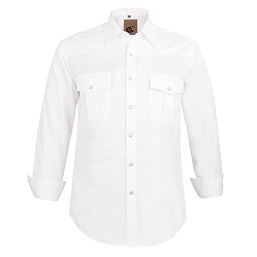 Men's Western Pearl Snap Long Sleeve Shirt: $26.34 Men's Western Pearl Snap Long Sleeve Shirt: $26.34