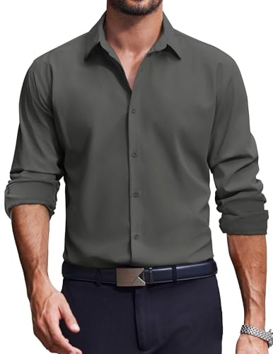 Coofandy Men's Wrinkle-Free Long Sleeve Dress Shirt: $16.14 Coofandy Men's Wrinkle-Free Long Sleeve Dress Shirt: $16.14