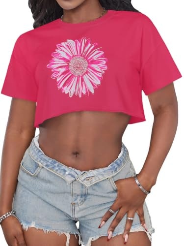 Women's Casual Short Sleeve Crew Neck Cropped T-Shirt: $8.49 Women's Casual Short Sleeve Crew Neck Cropped T-Shirt: $8.49