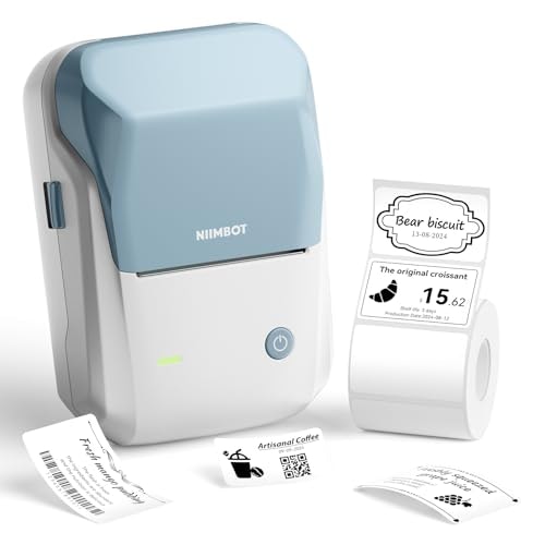Niimbot B1 2-inch Bluetooth Thermal Label Printer: $24.32 Niimbot B1 2-inch Bluetooth Thermal Label Printer: $24.32