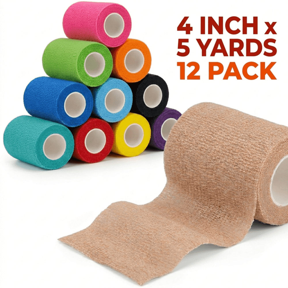 Self Adhesive Bandage Wrap 12-Pack: $14.49