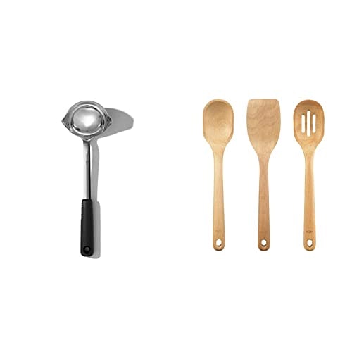 OXO Good Grips Stainless Steel Ladle and Wooden Utensil Set: $26.94 OXO Good Grips Stainless Steel Ladle and Wooden Utensil Set: $26.94