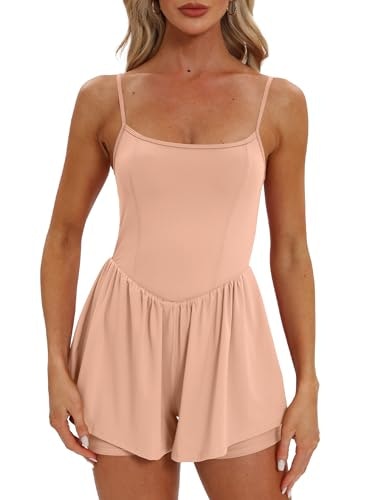 Beaully Women's Sleeveless Athletic Romper: $16.99 Beaully Women's Sleeveless Athletic Romper: $16.99