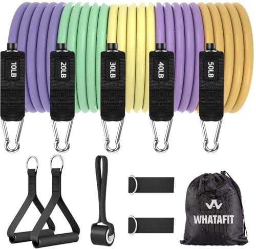Whatafit Resistance Band Exercise Set: $20.39 Whatafit Resistance Band Exercise Set: $20.39