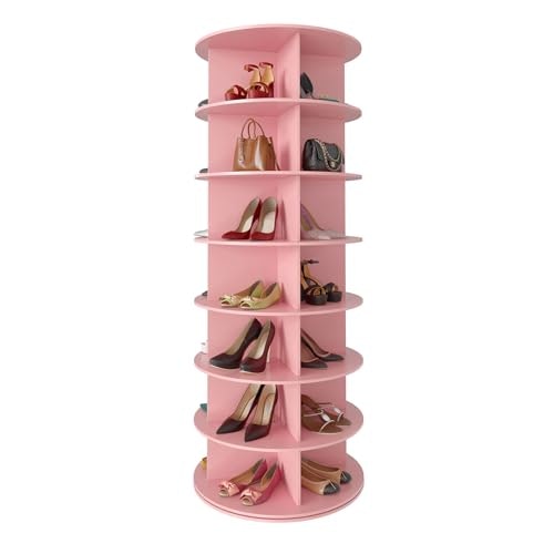 SpaceAid 7-Tier Rotating Shoe Rack Tower: $139.97 SpaceAid 7-Tier Rotating Shoe Rack Tower: $139.97