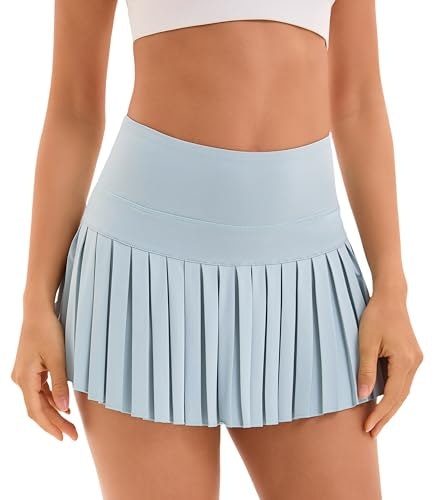 Yknktstc Women's Pleated Athletic Tennis Skirt with Pockets: $9.48 Yknktstc Women's Pleated Athletic Tennis Skirt with Pockets: $9.48