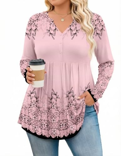 In'voland Plus Size Long Sleeve Business Top: $14.24 In'voland Plus Size Long Sleeve Business Top: $14.24