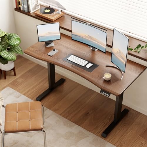 Walnut Solid Wood Electric Standing Desk: $359.98 Walnut Solid Wood Electric Standing Desk: $359.98