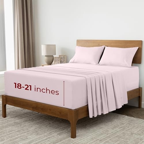 Mellanni Queen 4-Piece Sheet Set: $42.47
