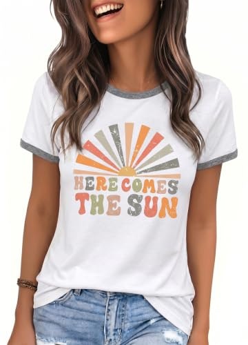 Yexipo Women's Graphic T-Shirt: $12.73