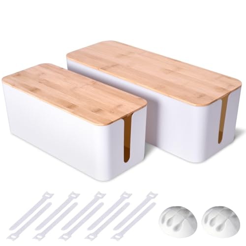 Naeety Cable Management Box 2-Pack: $24.98 Naeety Cable Management Box 2-Pack: $24.98
