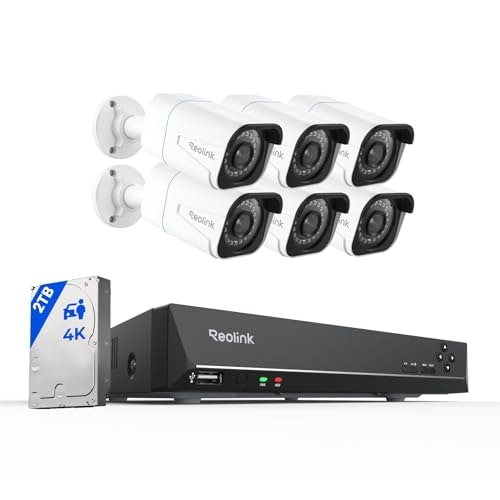 Reolink 8-Channel 4K 8MP Security Camera System with 2TB HDD: $755.99 Reolink 8-Channel 4K 8MP Security Camera System with 2TB HDD: $755.99