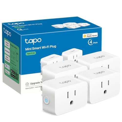 Tapo Apple HomeKit Smart Plug Mini 4-Pack: $17.99 Tapo Apple HomeKit Smart Plug Mini 4-Pack: $17.99