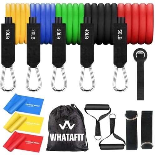 Whatafit Resistance Band Exercise Set: $29.59 Whatafit Resistance Band Exercise Set: $29.59