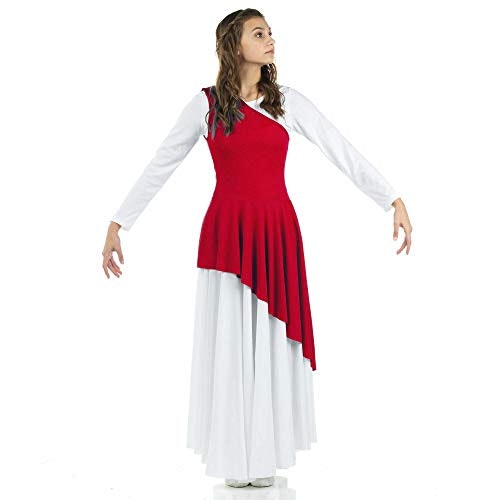 Danzcue Women's Asymmetrical Praise Dance Tunic: $24.64 Danzcue Women's Asymmetrical Praise Dance Tunic: $24.64