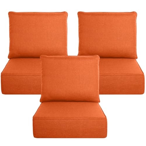 Belord 6-Inch Thick Outdoor Chair Cushion 3-Piece Set: $220.99 Belord 6-Inch Thick Outdoor Chair Cushion 3-Piece Set: $220.99