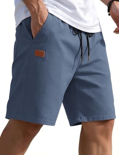 Coofandy Men's 9-Inch Elastic Waist Drawstring Beach Shorts: $14.24 Coofandy Men's 9-Inch Elastic Waist Drawstring Beach Shorts: $14.24