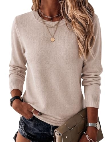 Zeagoo Women's Wool Blend Crewneck Sweater: $18.68 Zeagoo Women's Wool Blend Crewneck Sweater: $18.68