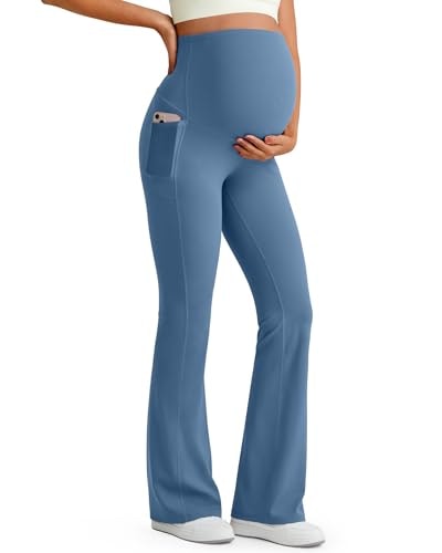 G4Free Maternity Flare Leggings with Pockets: $33.96 G4Free Maternity Flare Leggings with Pockets: $33.96