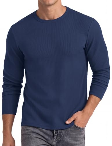 Coofandy Men's Ribbed Long Sleeve Slim Fit Crewneck T-Shirt: $13.49 Coofandy Men's Ribbed Long Sleeve Slim Fit Crewneck T-Shirt: $13.49