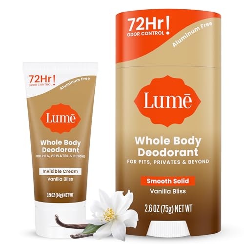 Lume Vanilla Whole Body Deodorant Cream and Stick Bundle: $16.98 Lume Vanilla Whole Body Deodorant Cream and Stick Bundle: $16.98