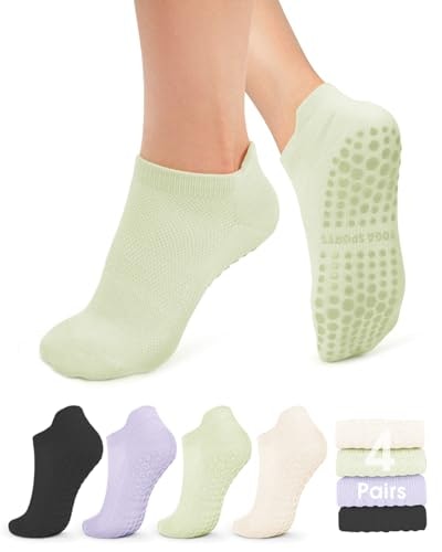 YeuG Non-Slip Pilates Grip Socks: $9.49 YeuG Non-Slip Pilates Grip Socks: $9.49