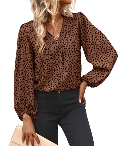 Women's Long Sleeve Business Casual Blouse: $12.73