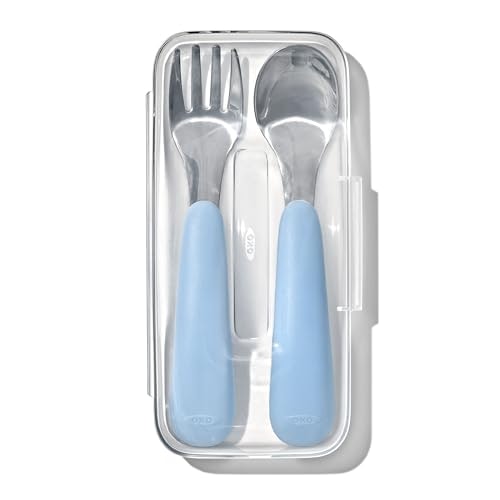 OXO Tot On-the-Go Fork and Spoon Set: $8.99 OXO Tot On-the-Go Fork and Spoon Set: $8.99
