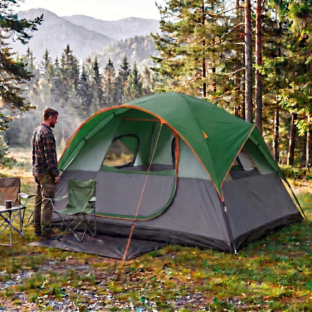 Sanopy 8-10 Person Camping Tent: $69.99 Sanopy 8-10 Person Camping Tent: $69.99