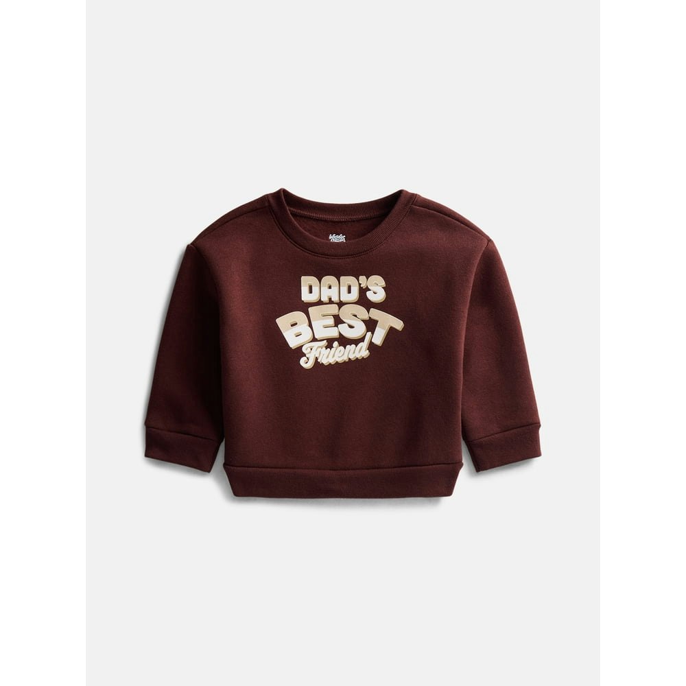 Wonder Nation Toddler Boys Fleece Graphic Crewneck Sweatshirt: $4.99 Wonder Nation Toddler Boys Fleece Graphic Crewneck Sweatshirt: $4.99