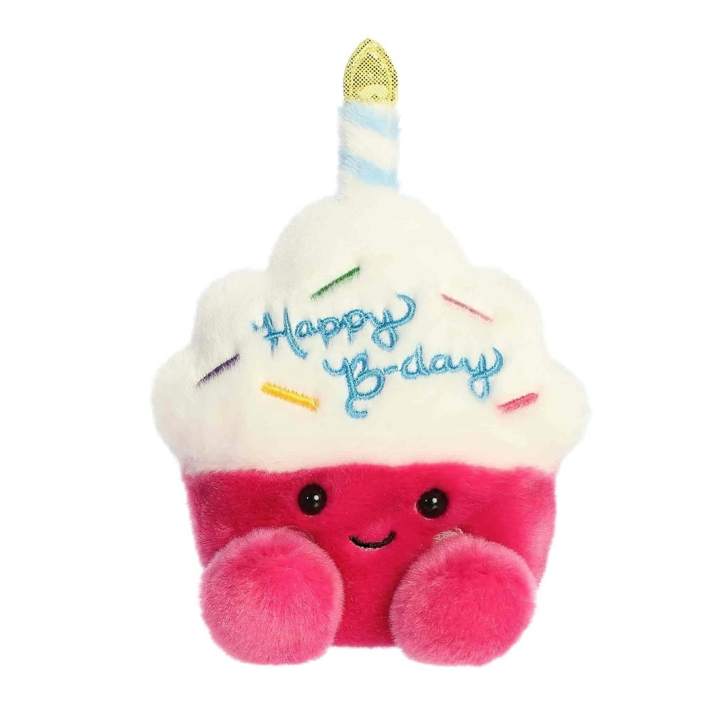 Aurora Palm Pals Sparkle Birthday Cupcake Stuffed Animal 4.5-Inch: $8.99