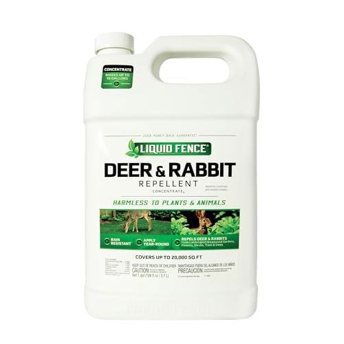 Liquid Fence Deer and Rabbit Repellent Concentrate 1-Gallon: $45.61 Liquid Fence Deer and Rabbit Repellent Concentrate 1-Gallon: $45.61