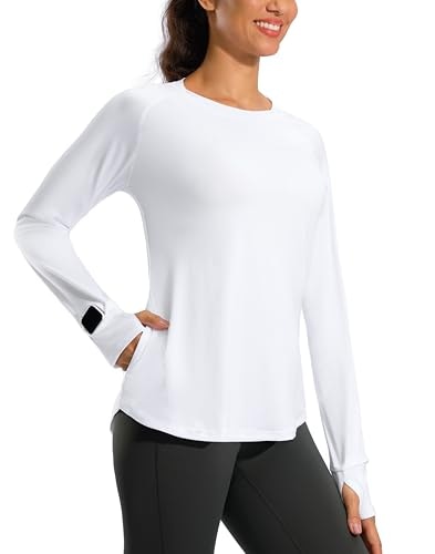 G Gradual Women's Long Sleeve Athletic Top with Zip Pocket: $8.99
