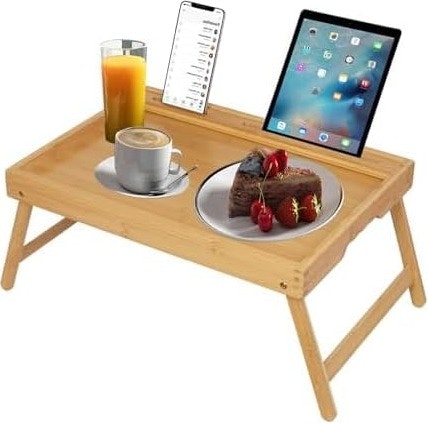 Artmeer Bamboo Bed Tray: $12