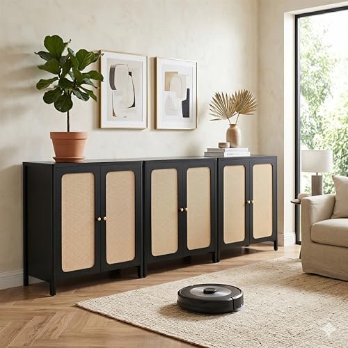 Kislot 94.5-Inch Rattan Buffet Cabinet: $376.25 Kislot 94.5-Inch Rattan Buffet Cabinet: $376.25