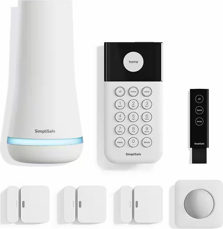 SimpliSafe 7-Piece Smart Home Security System: $100