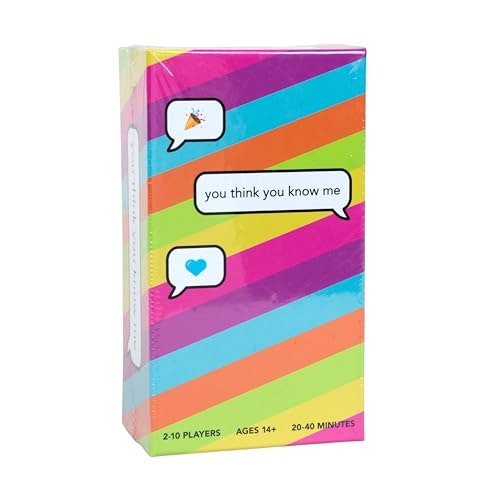 You Think You Know Me Conversation Card Game: $17.99 You Think You Know Me Conversation Card Game: $17.99