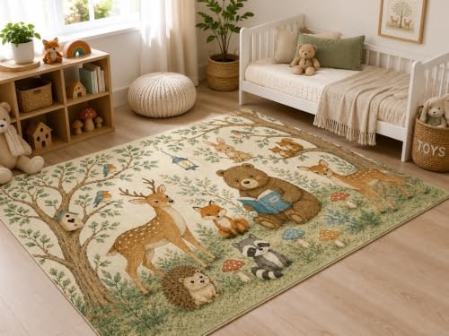 Ice Armor 5' x 7' Woodland Forest Friends Area Rug: $68.88 Ice Armor 5' x 7' Woodland Forest Friends Area Rug: $68.88