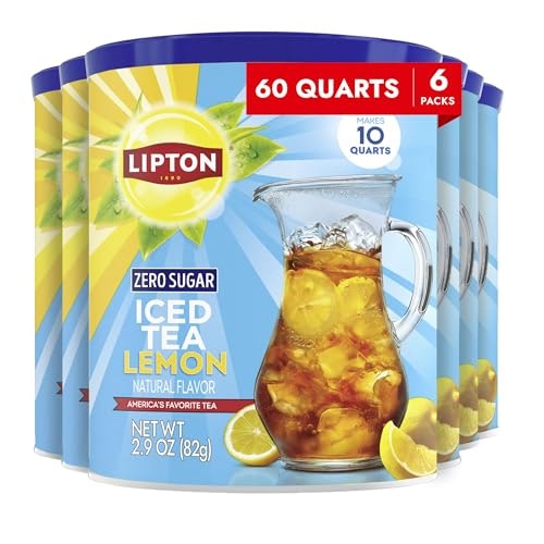 Lipton Zero Sugar Lemon Iced Tea Mix 6-Pack: $34.30 Lipton Zero Sugar Lemon Iced Tea Mix 6-Pack: $34.30